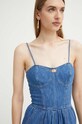 Ολόσωμη φόρμα τζιν Elisabetta Franchi TJ29D41E2