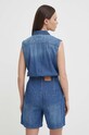 Одяг Бавовняний комбінезон Pepe Jeans JESS PL230488 блакитний