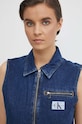 Džínový overal Calvin Klein Jeans J20J222840 modrá