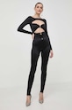 Overal Elisabetta Franchi nášivka černá TU03142E2