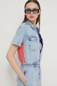 Ολόσωμη φόρμα τζιν Tommy Jeans DW0DW18112 μπλε