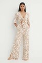 Max Mara Beachwear kombinezon plażowy beżowy 2416641039600
