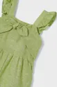 zelena Otroška platnena obleka Mayoral
