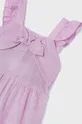 vijolična Otroška platnena obleka Mayoral
