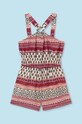 Дитячий комбінезон Mayoral 6856.8E.Junior.PPYH бордо SS24