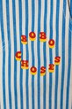 Bobo Choses ogrodniczki bawełniane dziecięce niebieski 124AC123