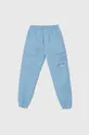 niebieski Calvin Klein Jeans spodnie dziecięce Chłopięcy