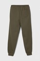 Dětské bavlněné tepláky Calvin Klein Jeans IU0IU00285.128.176.PPYH zelená SS24