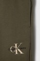 CHLAPEC Dětské bavlněné tepláky Calvin Klein Jeans IU0IU00285.128.176.PPYH zelená
