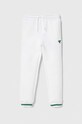 Guess pantaloni de trening pentru copii tricotaj alb L4RQ12.KAZQ2.PPYH