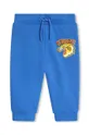 блакитний Дитячі бавовняні штани Kenzo Kids Для хлопчиків