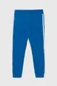 Дитячі спортивні штани adidas Originals TREFOIL PANTS блакитний