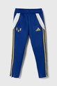 adidas Performance pantaloni de trening pentru copii MESSI PNT Y tricotaj albastru IS6468