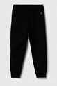 Dětské bavlněné tepláky EA7 Emporio Armani 3DBP53.BJ05Z černá SS24