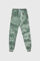 Дитячі бавовняні штани United Colors of Benetton бавовна зелений 3EM5CF04V.G.Seasonal