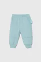 бирюзовый Хлопковые штаны для младенцев Emporio Armani x The Smurfs Для мальчиков