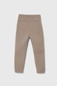 Emporio Armani spodnie dresowe dziecięce 3D4P68.1JHSZ brązowy SS24