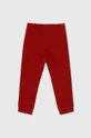 Παιδικό βαμβακερό παντελόνι United Colors of Benetton κόκκινο