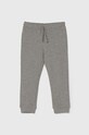 United Colors of Benetton pantaloni de trening din bumbac pentru copii tricotaj gri 3J68GF027.P.Reproposed