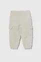 Детские хлопковые штаны United Colors of Benetton серый