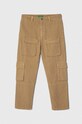 Дитячі джинси United Colors of Benetton з регулюванням бежевий 45BJCF02V.G.Seasonal