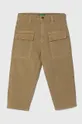 бежевый Детские хлопковые брюки United Colors of Benetton Для мальчиков