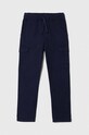 United Colors of Benetton spodnie dziecięce z elastanem granatowy 4HK2CF01V.G.Seasonal