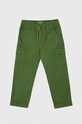 Παιδικό παντελόνι United Colors of Benetton με ελαστάν πράσινο 4HK2CF01V.G.Seasonal