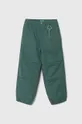 зелёный Детские хлопковые брюки United Colors of Benetton Для мальчиков