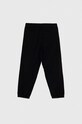 Детские хлопковые брюки United Colors of Benetton 4WZVCF035.G.Seasonal чёрный SS24