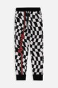 Coccodrillo spodnie dresowe dziecięce wzorzyste czarny WC4120103RAK