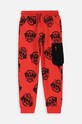 Coccodrillo pantaloni de trening pentru copii WC4120101LBD rosu SS24