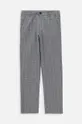 сірий Дитячі штани з домішкою льону Coccodrillo Для хлопчиків
