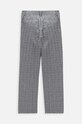 Coccodrillo pantaloni cu amestec de in pentru copii WC4119109EJB gri SS24