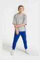 темно-синій Дитячі бавовняні штани Coccodrillo Для хлопчиків