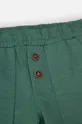 зелений Дитячі бавовняні штанці Coccodrillo