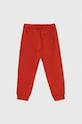 United Colors of Benetton pantaloni de trening din bumbac pentru copii 3BC1GF01P.P.Sea.PPYH rosu SS24