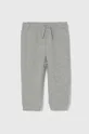серый Детские хлопковые штаны United Colors of Benetton Для мальчиков