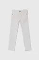 білий Дитячі штани Mayoral slim fit Для хлопчиків