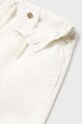 Băieți Mayoral pantaloni cu amestec de in pentru copii 1541.3C.Baby.PPYH alb