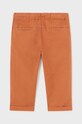 Chłopiec Mayoral spodnie z domieszką lnu dziecięce 1541.3C.Baby.PPYH pomarańczowy