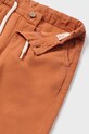 Mayoral spodnie z domieszką lnu dziecięce pomarańczowy 1541.3C.Baby.PPYH