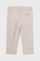 Kalhoty s lněnou směsí pro děti Mayoral 1547.3B.Baby.PPYH šedá SS24