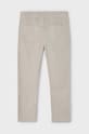 CHLAPEC Kalhoty s lněnou směsí pro děti Mayoral 3527.5F.Mini.PPYH béžová