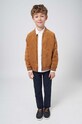 Mayoral pantaloni cu amestec de in pentru copii bleumarin 6506.7D.Junior.PPYH