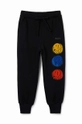 Desigual pantaloni tuta in cotone bambino/a nero