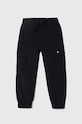 Abercrombie & Fitch pantaloni de trening pentru copii tricotaj negru KI234.4016