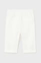 Παντελόνι με λινό μείγμα για παιδιά Mayoral Newborn 1538.1N.Newborn.PPYH λευκό SS24