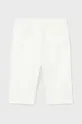 Mayoral Newborn pantaloni con aggiunta di lino bambino/a bianco