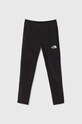 Detské tepláky The North Face EXPLORATION PANTS s elastanom sivá NF0A89PW
